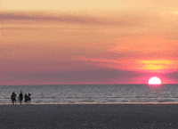 Sunset on Mindi Beach on the Arafura Sea in Darwin