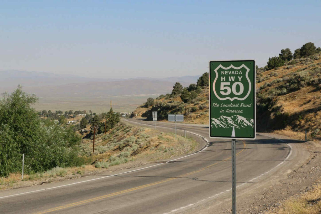 Highway 50 - the Loneliest Road in the USA